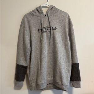 Bebe Sport Gray Extra Long Hoodie
